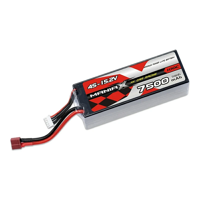 Μπαταρία αγωνιστικού αυτοκινήτου HV Lipo 4S-15.2V 7500mAh 100C Hardcase