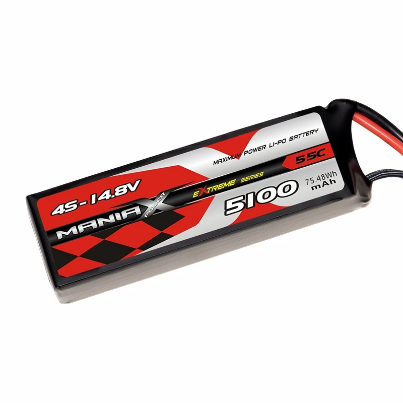 Μπαταρία Lipo ManiaX 4S-14.8V 5100mAh 55C